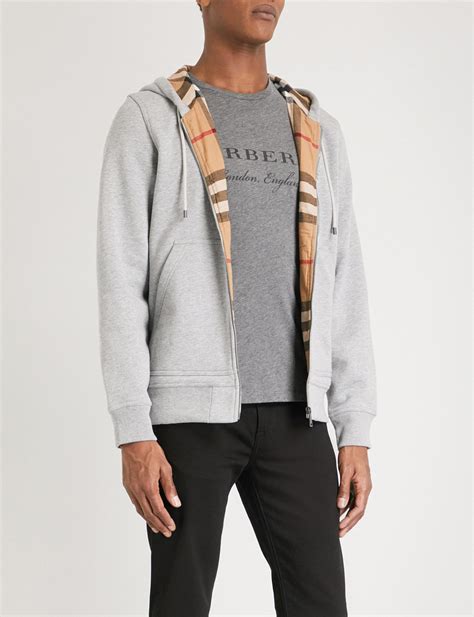 burberry hoodie fordson grey medium|Men’s Designer Hoodies & Sweatshirts .